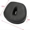 ZYJBDYZBD Noseless Oversized Bike Seat, Wide Bicycle Saddle for Electric Bikes, Universal Fit Bike Seat Cushion for Men Women-Black view 3