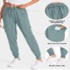 liyiyiyia Women's Hiking Cargo Pants Quick Dry Lightweight Elastic Waist Outdoor Safari Travel 2067Army Green-M view 4