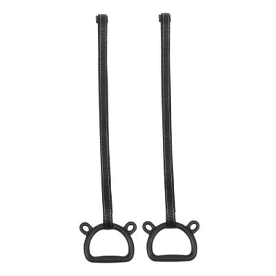 KICHOUSE 1set Boys and Girls Gymnastic Rings Straps Professional Pull up Rings for Boy Girl's Fitness Training Indoor Gymnastics Equipment Strong Grip for Upper Body Strength