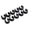 NORAZE 10 pcs Bike Cable C Clips Brake Cables Clamp Fixing Clamps Tool Fix Accessories Bicycle Convenient Hose Guide Clamps Fixator view 1