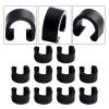 NORAZE 10 pcs Bike Cable C Clips Brake Cables Clamp Fixing Clamps Tool Fix Accessories Bicycle Convenient Hose Guide Clamps Fixator view 2