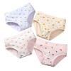 3 to 10Y Little Girls Briefs Underwear Kids Cotton Cool Breathable Comfort Underpants Cute Fruits (Yellow-2, 3-4 Years) view 1