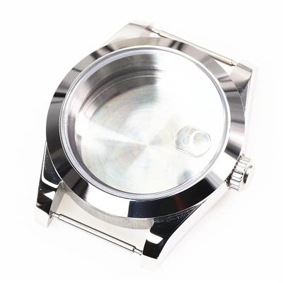 ASETRERT 36mm Perpetual Sapphire Glass with Magnifying Glass Stainless Steel Watch case for NH35 for NH36 for nh34 Movement case Accessories(3)