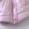 4 to 12T Kids Girls' Winter Coat with Hood Girls Puffer Jacket Packable Warm Outerwear with Pockets (Pink, 6-7 Years) view 3
