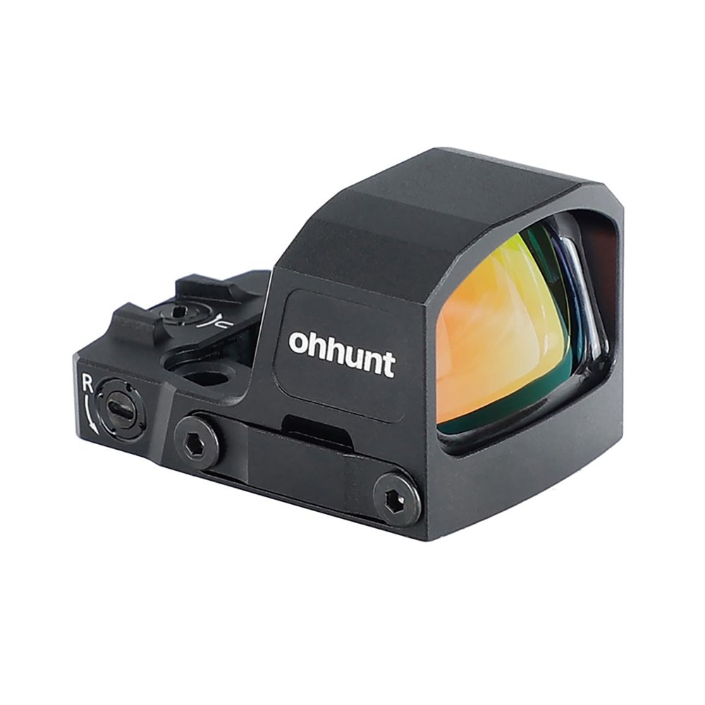 ohhunt RD U3 Red Dot Sight 3 MOA Reticle 1x24mm Micro Reflex Sight Compatible with RMSc Footprint and Picatinny Mount Shake Awake Red Dot