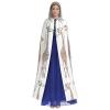 WURTON Cute Wild Cartoon Giraffes Print Unisex Hooded Cape Halloween Carnival Vampire Cosplay Cloak Hooded Cloak Costume view 2