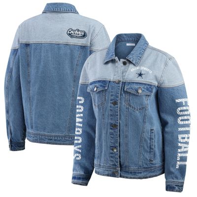 WEAR by Erin Andrews Women's Dallas Cowboys Full-Button Denim Jacket