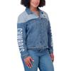 WEAR by Erin Andrews Women's Dallas Cowboys Full-Button Denim Jacket view 2