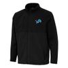 Antigua Men's Black Detroit Lions Daily Fused Full-Zip Jacket