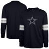 47 Men's Navy Dallas Cowboys Premier Brex Long Sleeve T-Shirt view 1