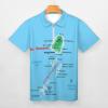 Puxufody Maps of St Vincent and The Grenadines Men's Short Sleeve Polo Shirts Sports Shirts, Golf Shirts view 3