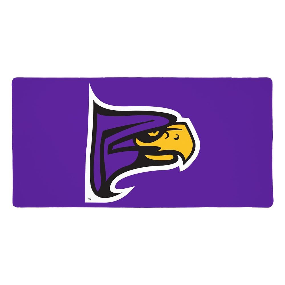 Hunter College Hawks Primary Logo Large Gaming Mouse Pad Desk Mat with Stitched Edges, Non-Slip Base for Gamer, Home and Office, 31.5 x 15.7