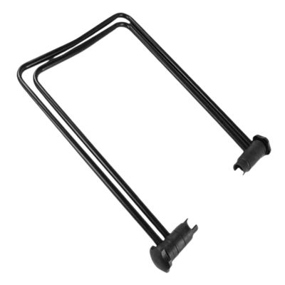 INOOMP Folding Bike Stand Parking Rack with Rear Wheel Clamp Portable Metal Cycle Holder for Secure Indoor and Outdoor Storage Quick-Release Kickstand Suitable for Mountain and Road Bikes