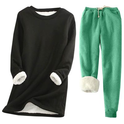 Akklian Women's Thermal Underwear Sets Cold Weather Base Layer Thick Sherpa Fleece Lined Thermals Undershirt Long Johns Sets