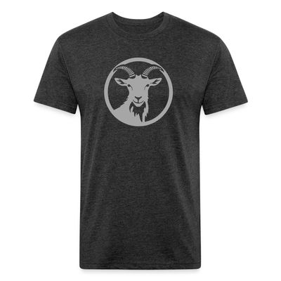 Goat Energy Hiking Shirt for Men and Women Premium Graphic Tee Mountain T-Shirt (US, Alpha, X-Large, Regular, Regular, Heather Black)