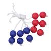 Alomejor Golf Bolo 3 Red 3 Blue PE Ladder Toss Balls Practice Set for Indoor Outdoor Training Yard Game view 1