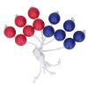 Alomejor Golf Bolo 3 Red 3 Blue PE Ladder Toss Balls Practice Set for Indoor Outdoor Training Yard Game view 3
