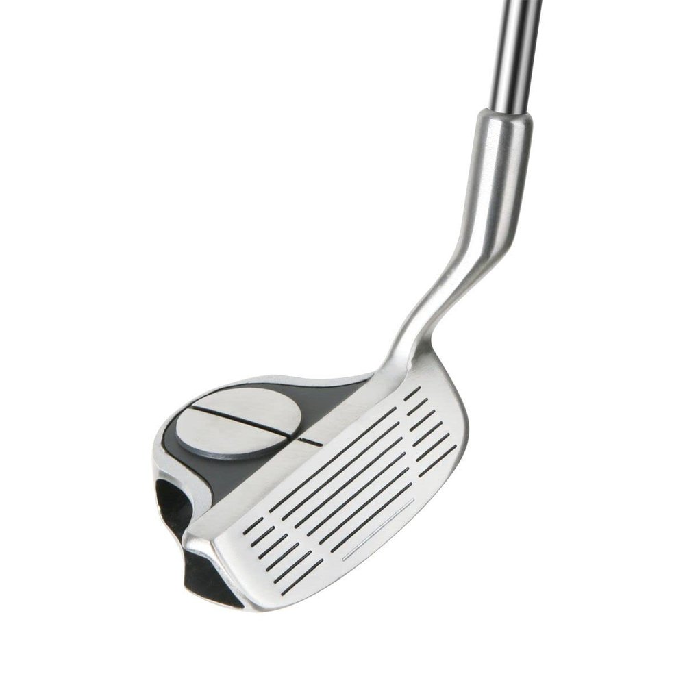 Intech EZ Roll Right Handed Chipper Golf Club | Short Distance Approach Chipping Club for Men | Back-Weighted Design with Alignment Lines | 35 Length 35 Loft, Black/Satin