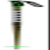 K2 Freeride 18 Ski Poles (Green, 44in) view 1