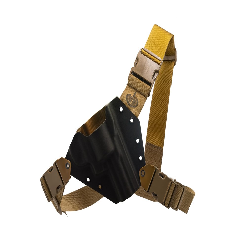 Kenai Chest Holster for a Colt - MAS Grey/Coyote (Model - King Cobra, Right, Does Not Fit Target Models)