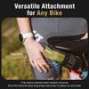 Lumiere & Co. Ultra Small Bike Saddle Bag  0.2L | 5" x 3" x 1" | Sleek Minimalist Design, Secure Hook & Loop Strap | Green Mini view 4