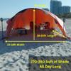 Beach Bubble Family Edition, The Ultimate Private Wind Supported Beach Cabana, +50 UPF, 12 Person Capacity view 2