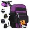 Lumiere & Co. Road Bike Saddle Bag, Bike Bag, Mountain Bike Saddle Bag, Small Bike Seat Bags, Bike Under Seat Bag, Bicycle accessories, Bike Bags, Bike Seat Bag, Purple Mini view 1