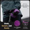 Lumiere & Co. Road Bike Saddle Bag, Bike Bag, Mountain Bike Saddle Bag, Small Bike Seat Bags, Bike Under Seat Bag, Bicycle accessories, Bike Bags, Bike Seat Bag, Purple Mini view 4