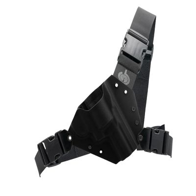 Kenai Chest Holster for a Colt - Black (Model - Anaconda MM Serial Number, Left)