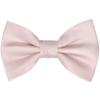 OCIA Mens Pre-tied Solid Bowtie Adjustable Formal Tuxedo Bow Tie for Wedding Party Dusty Pink view 1