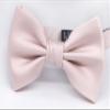 OCIA Mens Pre-tied Solid Bowtie Adjustable Formal Tuxedo Bow Tie for Wedding Party Dusty Pink view 2