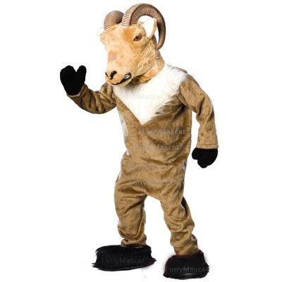 Adult Super Deluxe Ram Suit Animal Mascot Costume Party Carnival Costumes