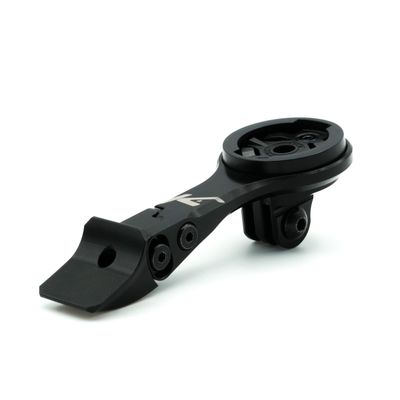 K-Edge | Gen 8 Madone Bicycle Computer Mount | for Garmin GPS Devices | Durable, Aerodynamic Bike Computer Mount for Trek Madone Cockpit Integration | Includes Go Pro & Light Mount