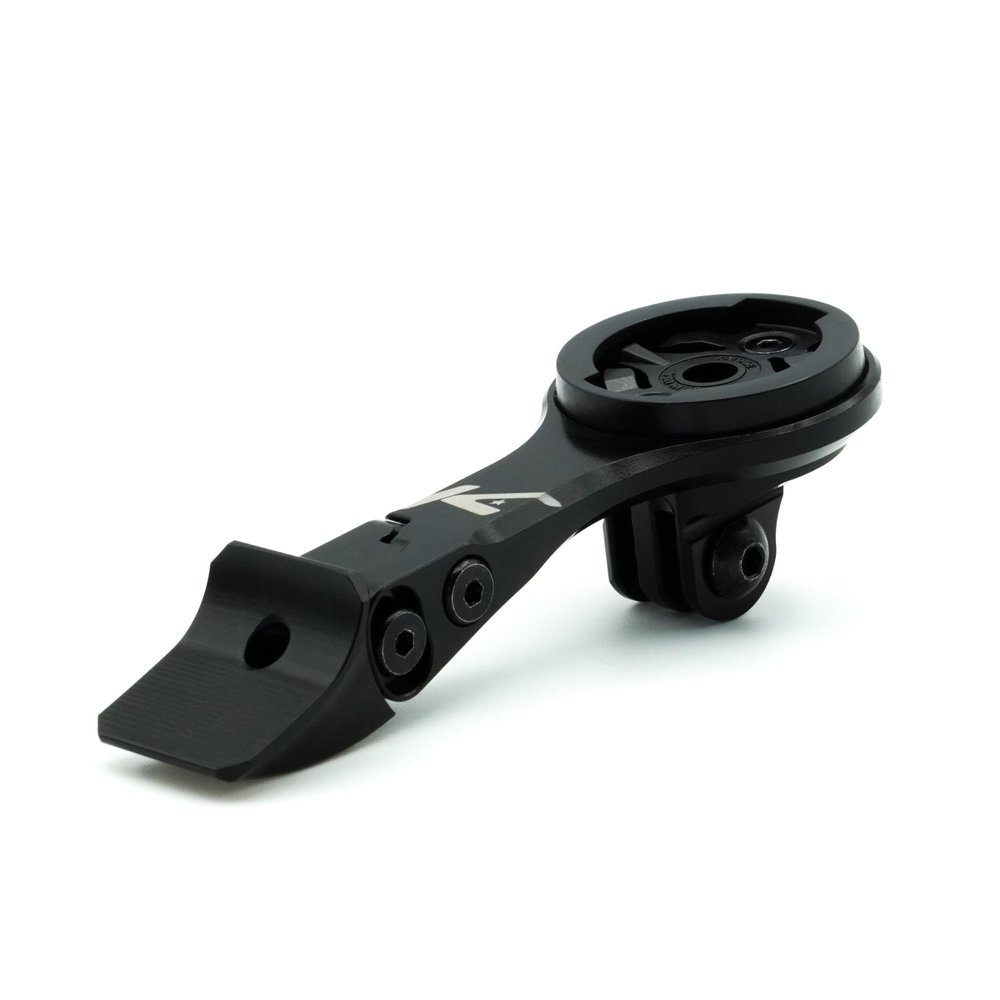 K-Edge | Gen 8 Madone Bicycle Computer Mount | for Garmin GPS Devices | Durable, Aerodynamic Bike Computer Mount for Trek Madone Cockpit Integration | Includes Go Pro & Light Mount