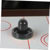 Alasum Replacement Air Hockey Pucks and Paddles Compatible with Standard Air Hockey Tables Includes Black Felt Covers Black Pucks Indoor Game Fun view 2