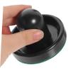 Alasum Replacement Air Hockey Pucks and Paddles Compatible with Standard Air Hockey Tables Includes Black Felt Covers Black Pucks Indoor Game Fun view 3