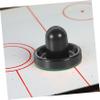 Alasum Replacement Air Hockey Pucks and Paddles Compatible with Standard Air Hockey Tables Includes Black Felt Covers Black Pucks Indoor Game Fun view 4