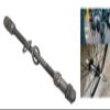 LinJianTing 1 PCS Bike Axle 190mm/7.48 "Bike Multi-Speed Rear Hub Axle 3/8" Dark Grey 26 TPI Wheel Conical Lock Nut Kit view 2