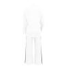 uhnmki Women's Lapel Long Sleeve Casual Suit, Casual Suit, Women's 2 Piece Casual Suits (White, XXXXL) view 3