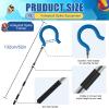 Adjustable Volleyball Spike Trainer with Question Mark Hook, Portable Lightweight Hitting Trainer for Serving, Spiking & Jump Training, Real-Ball Feel, Volleyball Gift for Beginners & Pros (No Ball) view 3