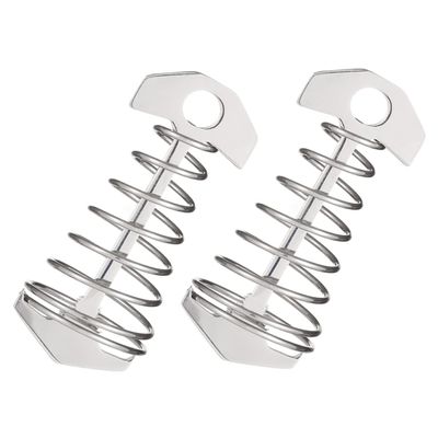 Anneome 2pcs Tents Accessories Fish Bone Ground Nail Stainless Steel Wind Rope Buckle Tent Pegs Lightweight Camping