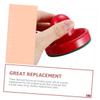 Anneome 1set Air Hockey Replacement Pucks and Paddles Air Hockey Accessories for Boys and Girls Includes Red Pucks Black Paddles for Indoor Family Fun view 4
