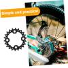 BESPORTBLE 22t Road Bike Chainring Sturdy Repair Tool for Mountain Bike Cranksets Easy Installation Versatile Compatibility with Disc Plates Durable Design for Extended Lifespan view 4