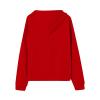 Gray Sweatshirt Women,Women Zip Up Hoodie Long Sleeve Oversized Sweatshirts Y2K Jacket Pockets Patchwork Design Drawstring Hooded JacketsX-Large,Reds view 4