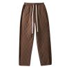 HGps8w Women's Padded Quilted Down Pants - Drawstring Waist Winter Warm Windproof Casual Ski Snow Trousers with Pockets view 1