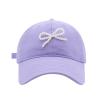 WEISUYUUS Girl Pearl Bow Baseball Hat Pearl Bow Sports Hat for Spring Breathable Hat for Adults Casual Sport view 1