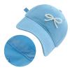 WEISUYUUS Girl Pearl Bow Baseball Hat Pearl Bow Sports Hat for Spring Breathable Hat for Adults Casual Sport view 2