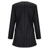 3/4 Sleeve Cardigan for Women Lightweight Lace Crochet Kimono Cardigan Sweater Thin Open Front Cover Ups Shru_g Top(Black, XL) view 3