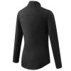 TERODACO Women's Quarter Zip Fleece Pullover Jacket Athletic Skiing Base Layer Thermal Shirts Cold Weather Running Hiking Gear Winter Underwear Tops for Women 12523 Black M view 2