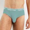 Cerahome Mens Pouch Trunks Separate Big Enhance Underwear Briefs Comfy Mid-Rise Pouch Bikini Brief Boxer Briefs (US, Alpha, 3X-Large, Regular, Regular, B(Green)) view 2